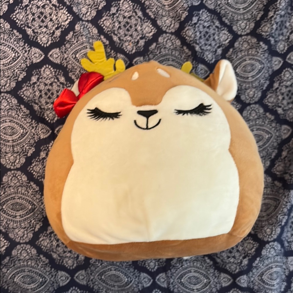 Claire's + squishmallow Cozy Brown deer Plush